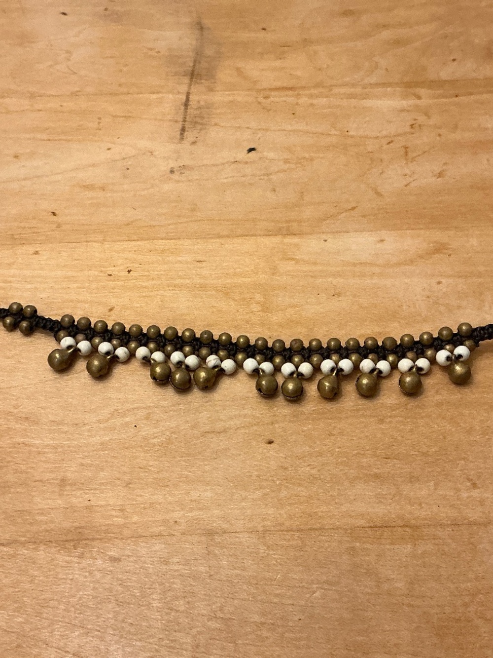 Brass Bell Jingling Bracelet/Anklet Braided
